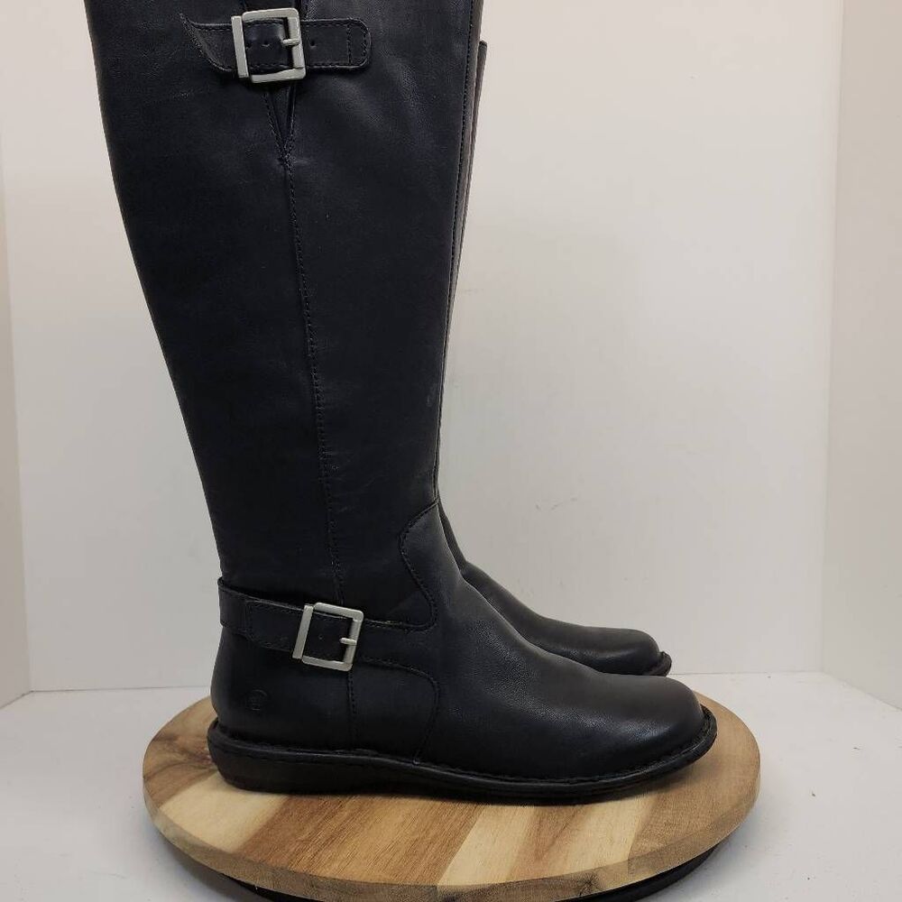 Born Womens Joly Knee High Boots Black Size 8.5
